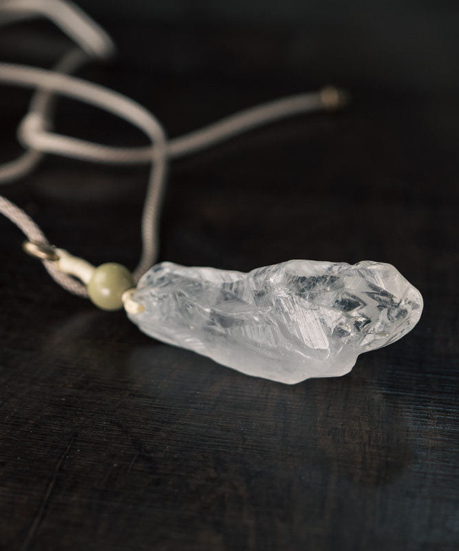 Original Design Versatile Asymmetrical Crystal Pendant Necklace