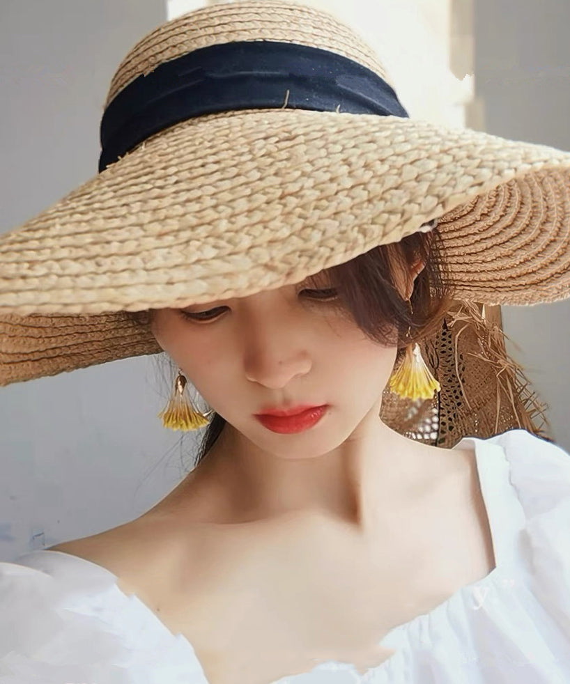 Original Design Yellow Alloy Floral Holiday Drop Earrings