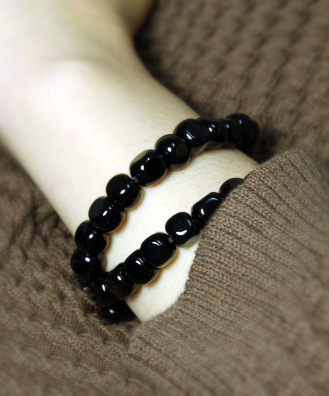 Original Obsidian Bead Male Female Multi Layer Bracelet