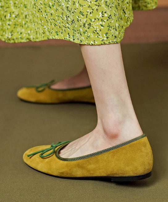 Red Bow Sheepskin Comfy Penny Loafers