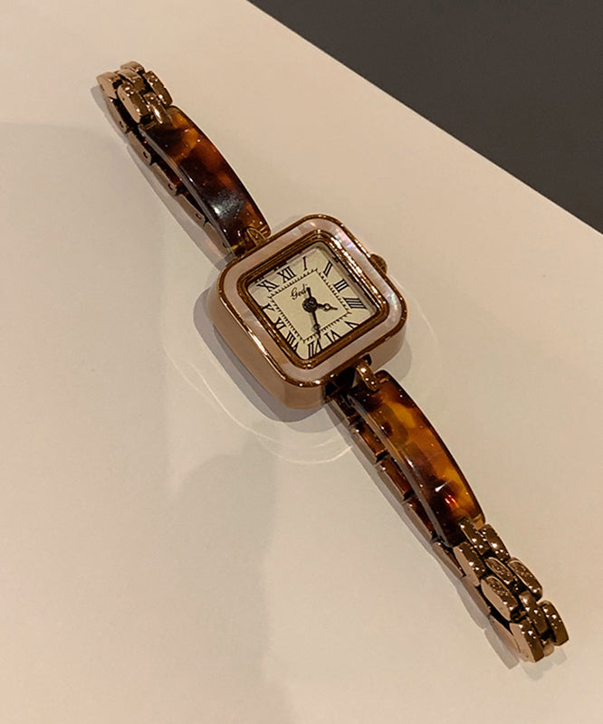 Retro Alloy Hardlex Crystal Waterproof Watches