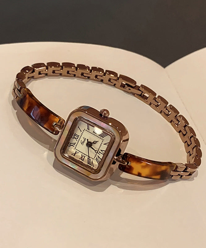 Retro Alloy Hardlex Crystal Waterproof Watches