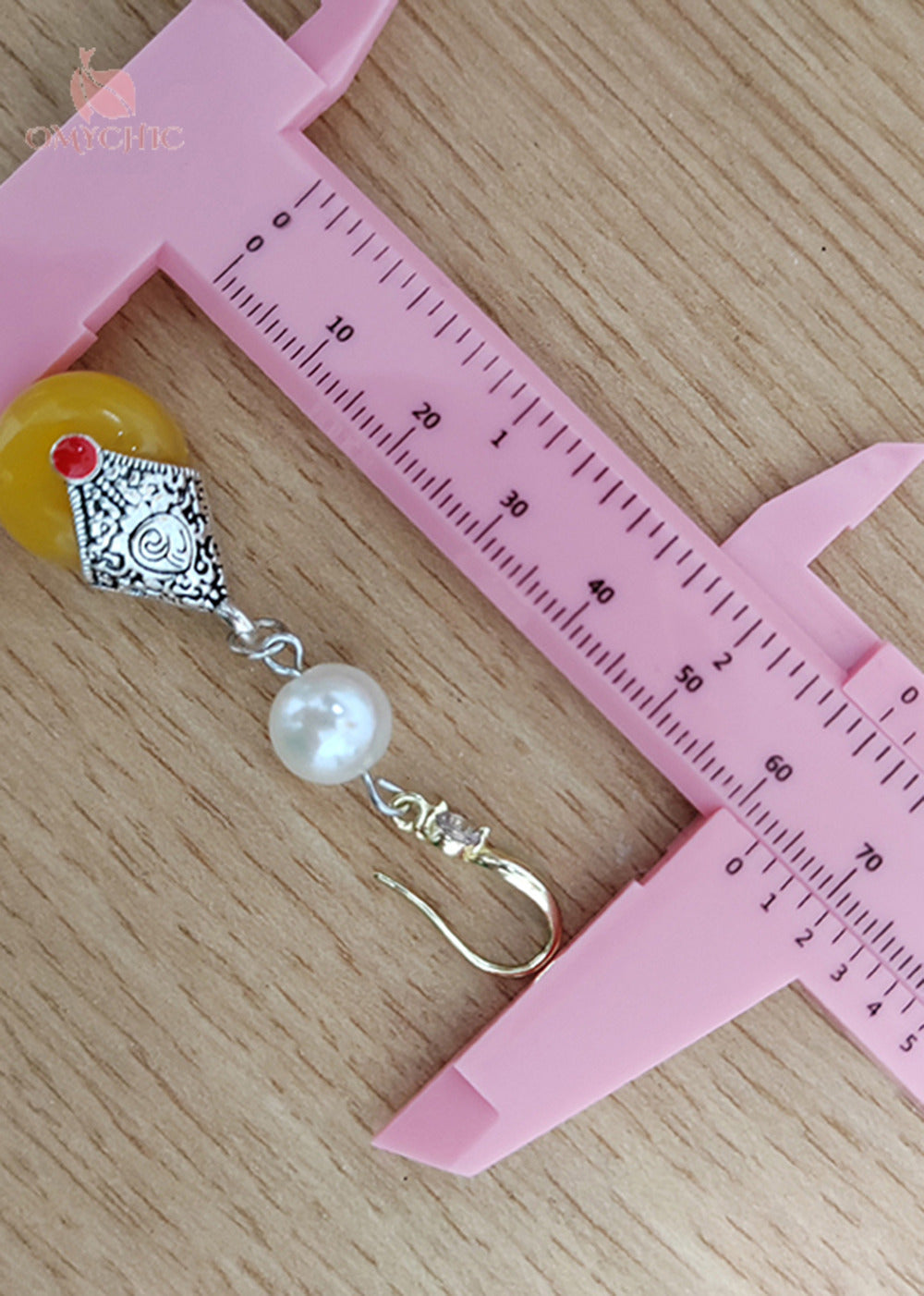 Retro Beeswax Fine Pearl Long Drop Earrings