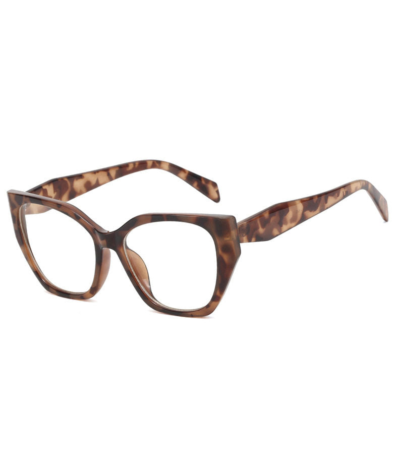 Retro Black PC Polygon Blue Light Blocking Sunglasses