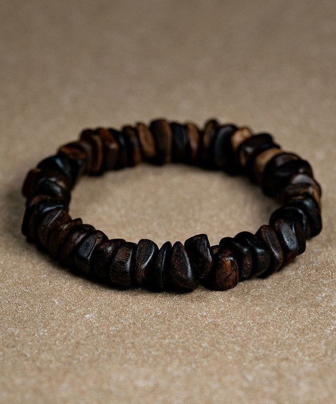 Retro Style Brown Buddha Beads Bracelet