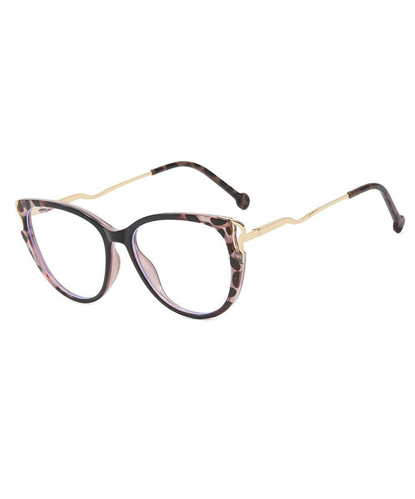Retro Leopard Print Full Frame Reading Glasses