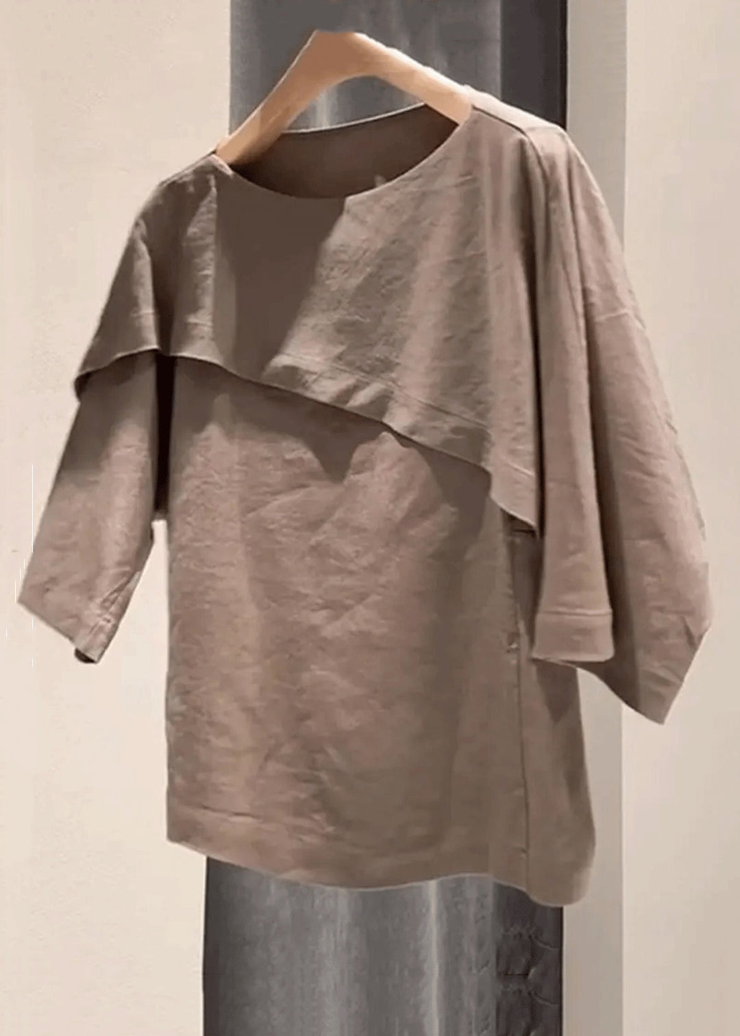 Simple Blue O-Neck Solid Cotton T Shirt Half Sleeve