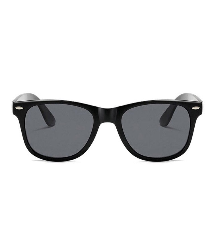 Simple Grey Resin UV Protection Sunglasses