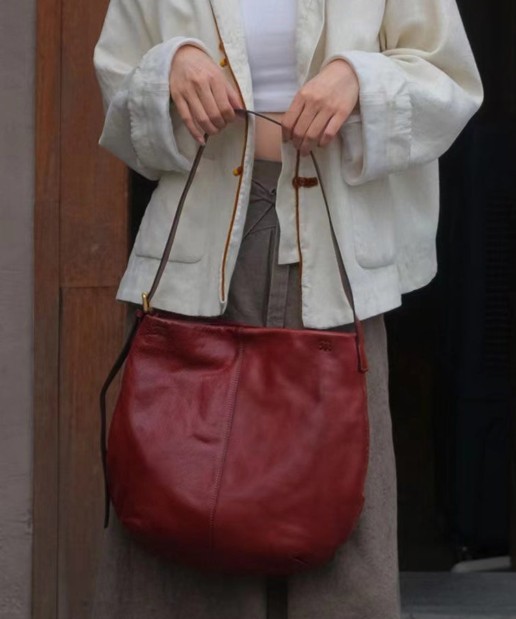 Simple Mulberry Large Capacity Leather Shoulder Bags
