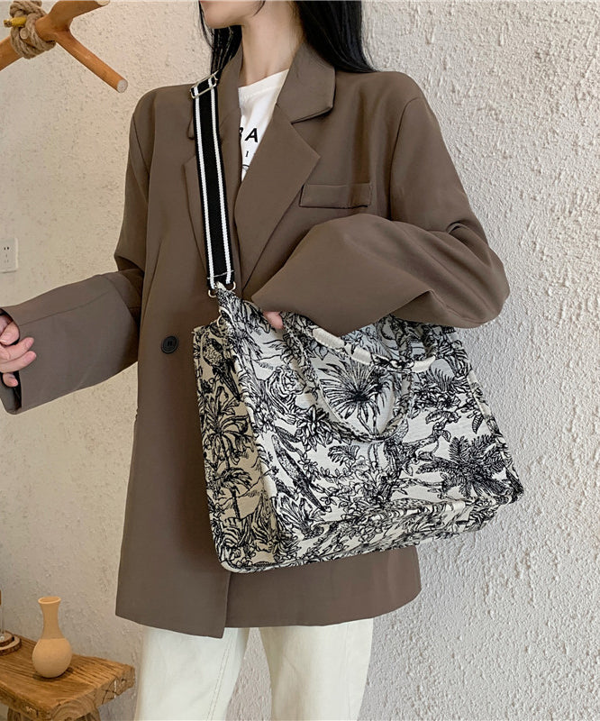Spring New Jacquard Embroidered Large Capacity Handbag