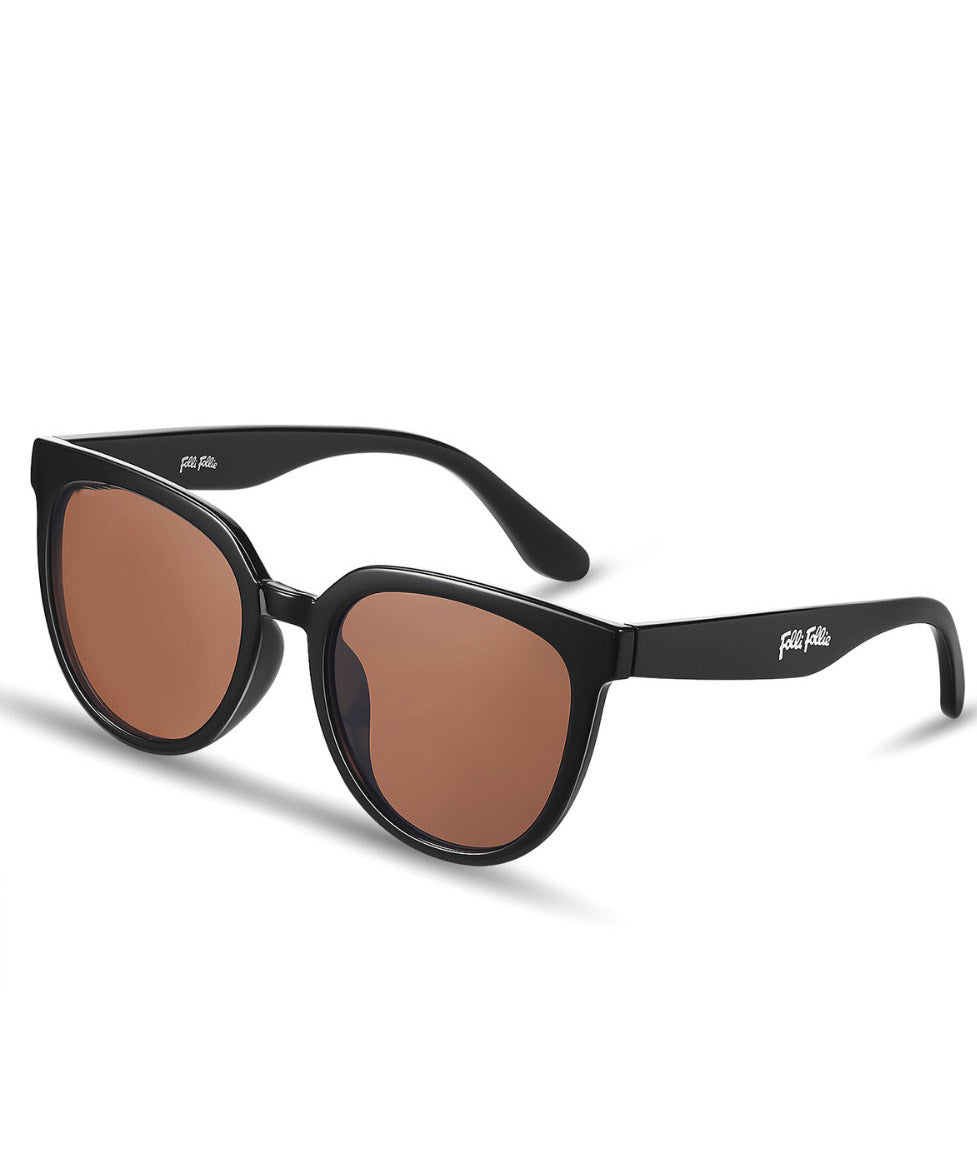 Style Brown Resin Ultraviolet-Proof Sunglasses