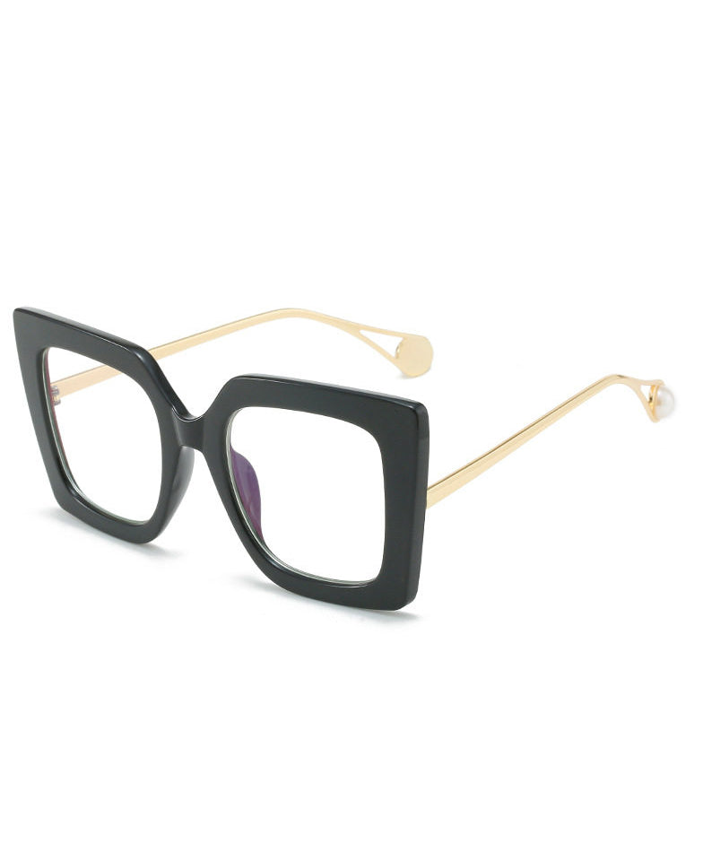 Style Leopard Alloy PC Square Sunglasses