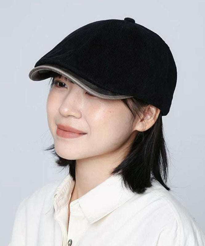 Style Mulberry Versatile Corduroy Breton Hat