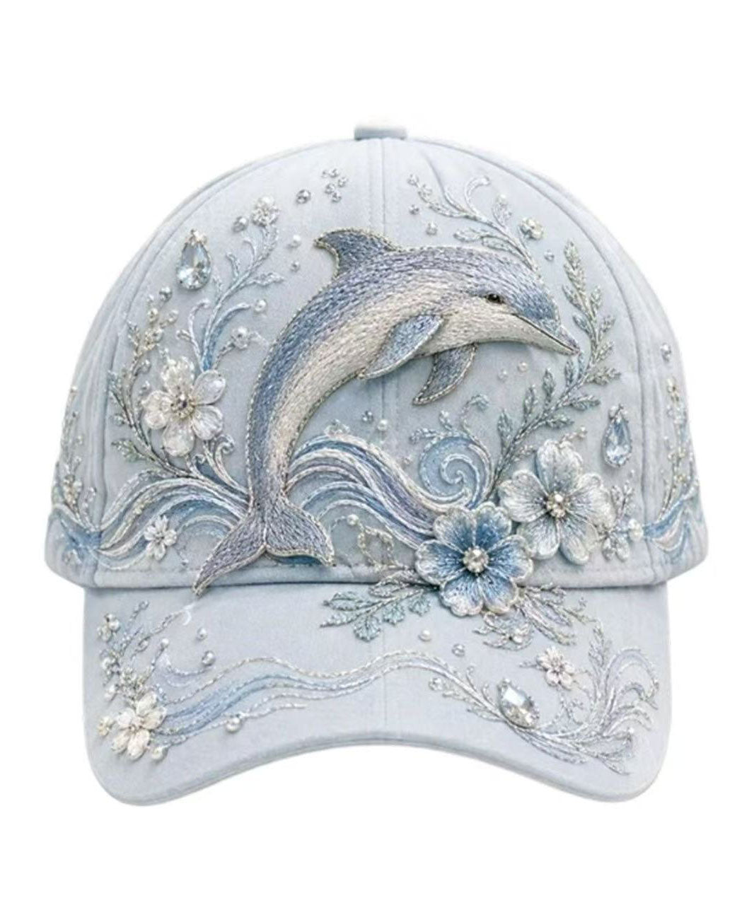 Stylish Blue Whale 3D Print Cotton Baseball Cap Hat