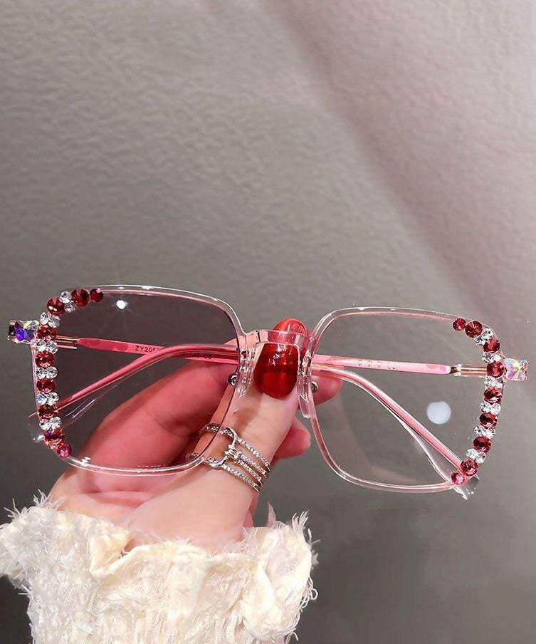 Stylish Brown Zircon Color Change Full Frame Reading Glasses