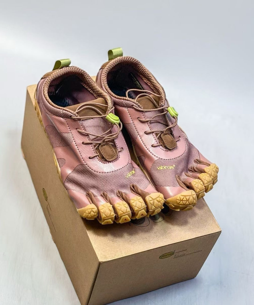 Stylish Khaki Stretch Fabric Flat Shoes Splicing Cross Strap