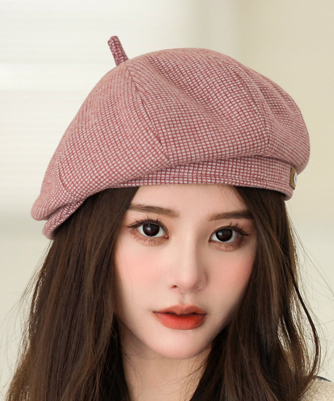 Stylish Khaki Versatile Warm Woolen Beret Hat