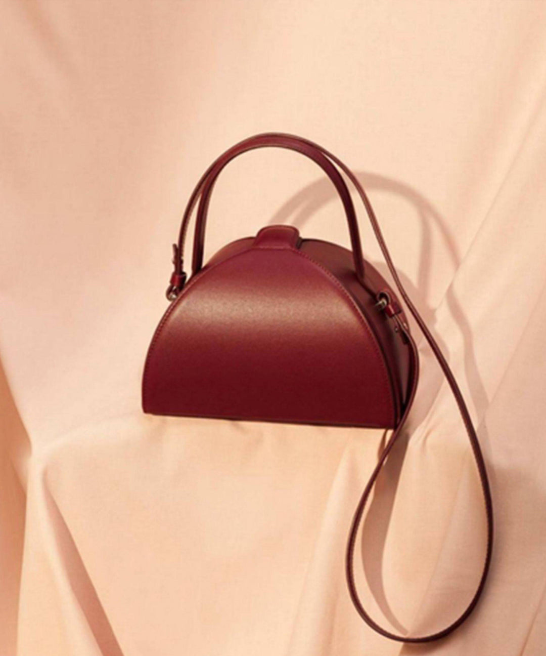 Stylish Mulberry Faux Leather Durable CrossBody Bag