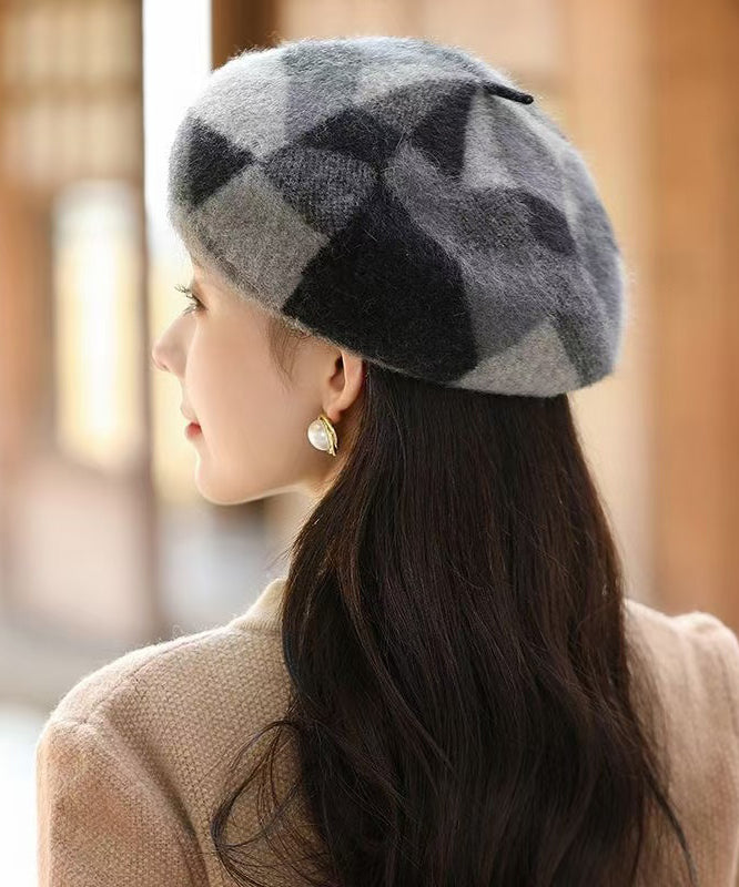 Stylish Red Cozy Warm Woolen Beret Hat