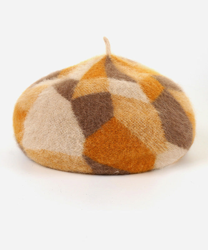 Stylish Red Cozy Warm Woolen Beret Hat