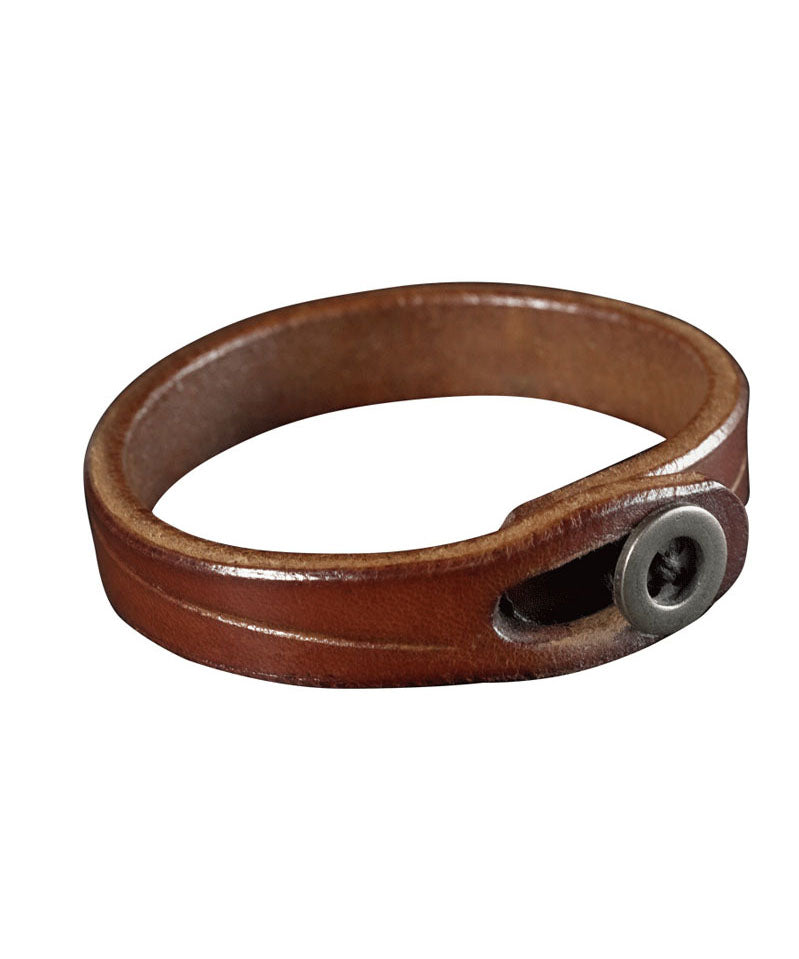 Stylish Versatile Faux Leather Unisex Bangles