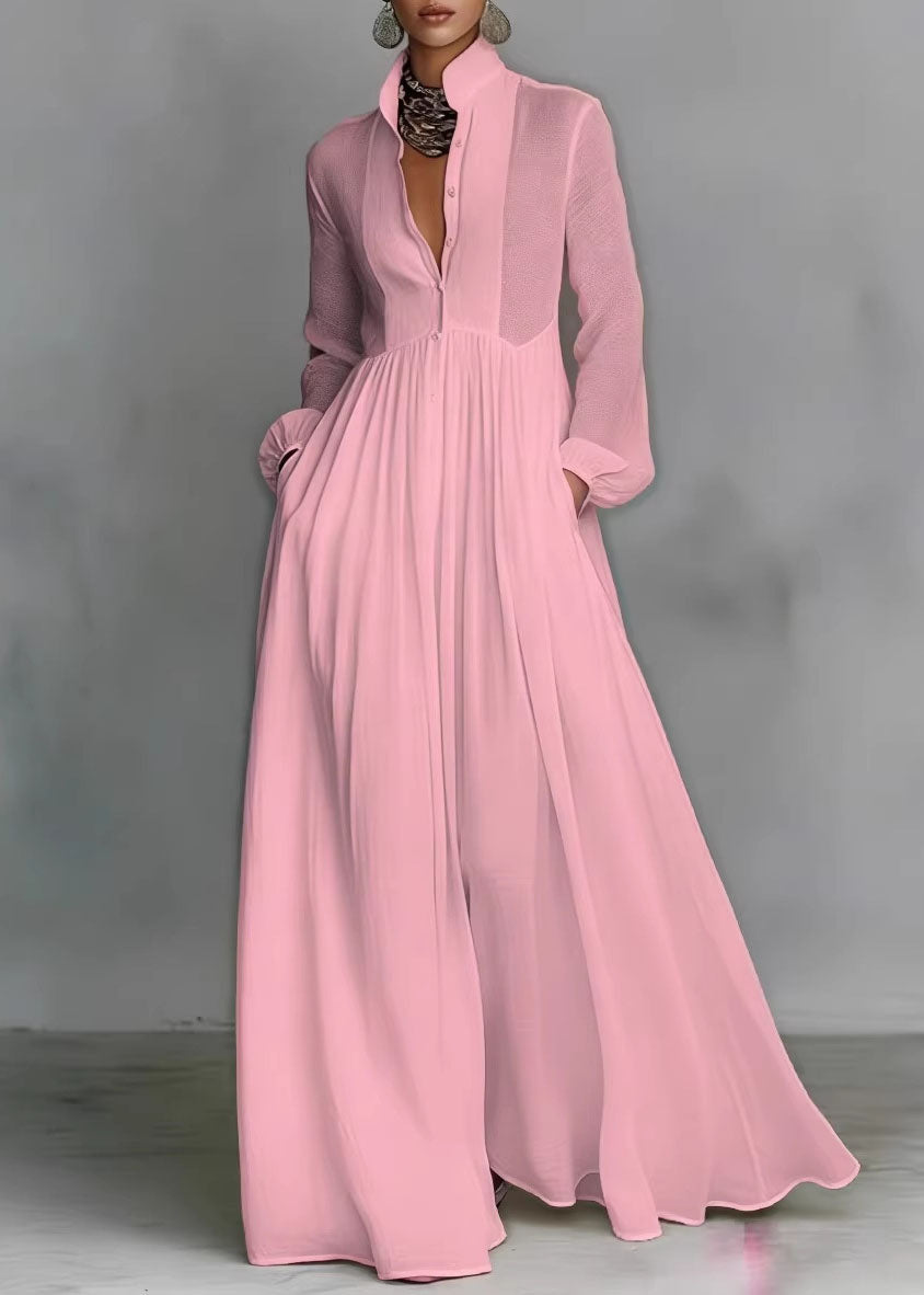 Stylish White Peter Pan Collar Patchwork Cotton Exra Large Hem Dresses Fall