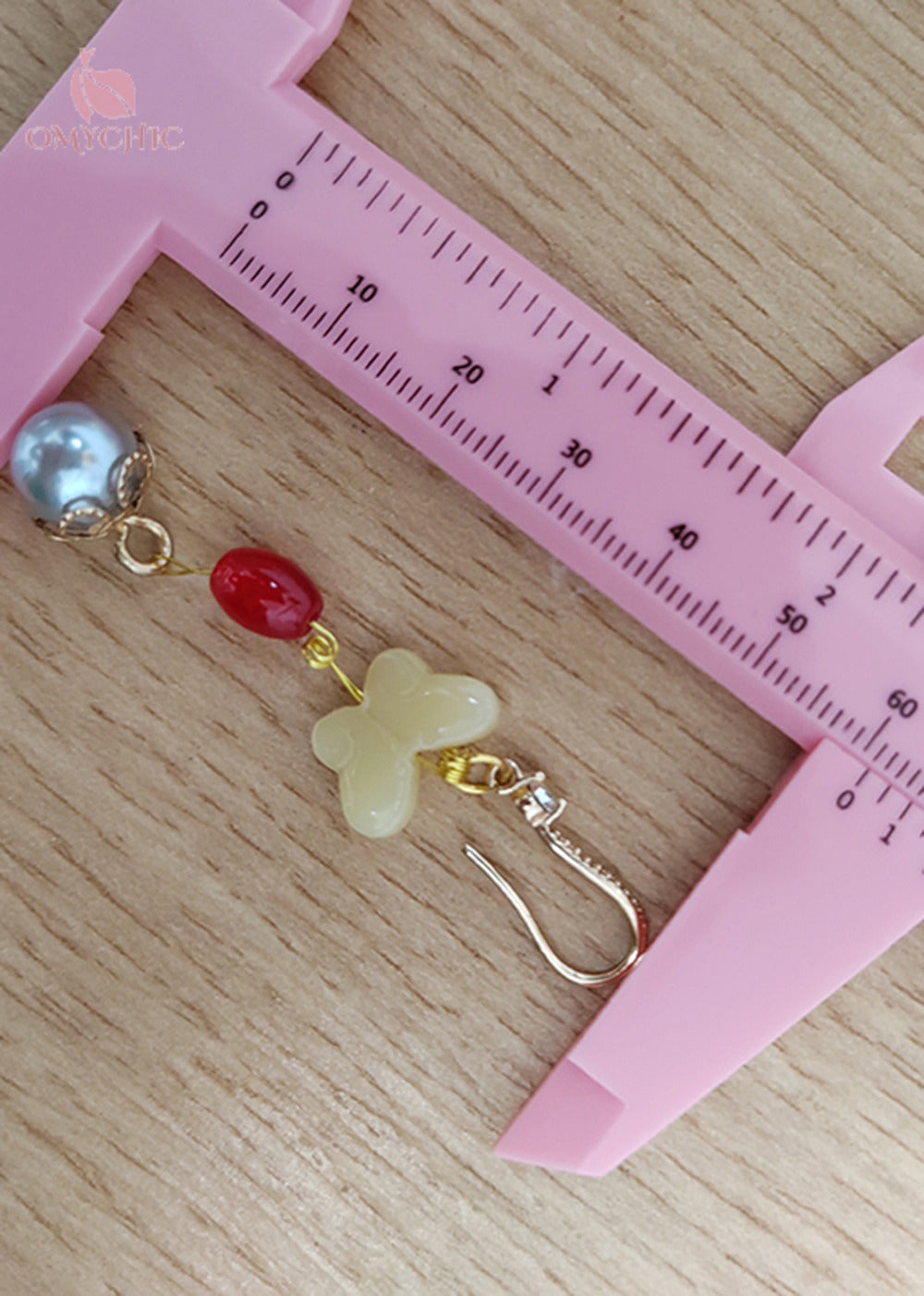 Stylish Yellow Butterfly Beeswax Fine Pearl Zircon Drop Earrings