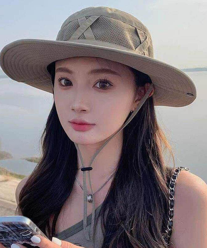 Summer Black Big Brimmed Outdoor Bucket Hat