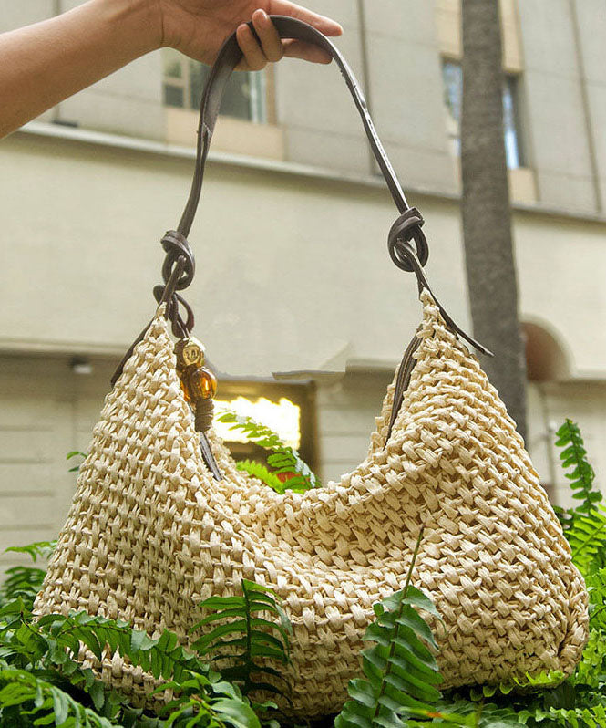 Summer Casual Handmade Straw Woven Shoulder Bag