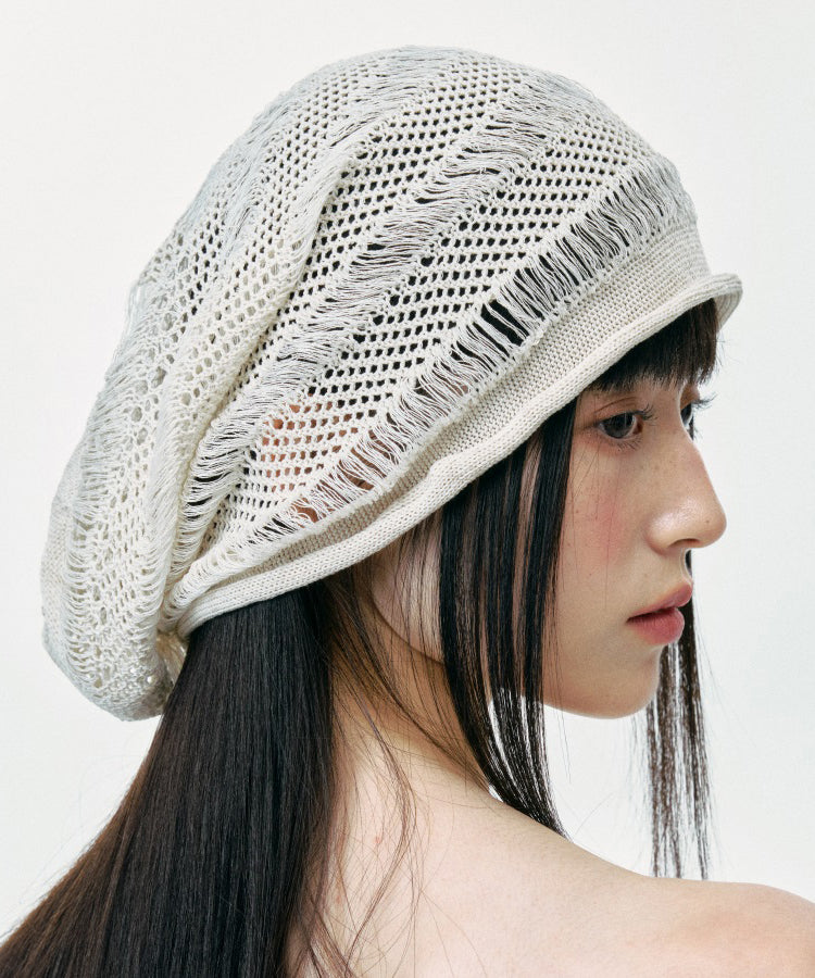 Summer Japanese Hollow Breathable Knitted Boonie Hat