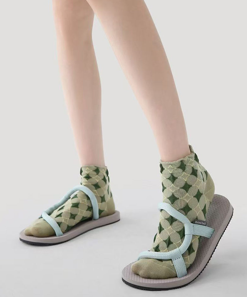 Sweet Fashion Jacquard Cotton Low Cut Socks