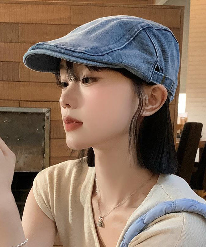 Unique Coffee Versatile Fashion Corduroy Breton Hat