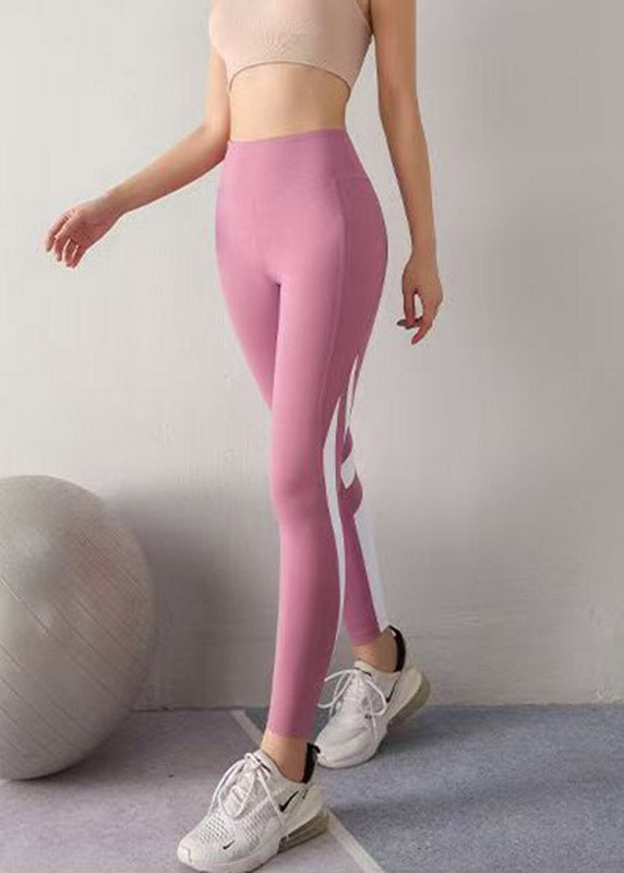 Unique Light Purple Butt Scrunch Capri Athletic Leggings