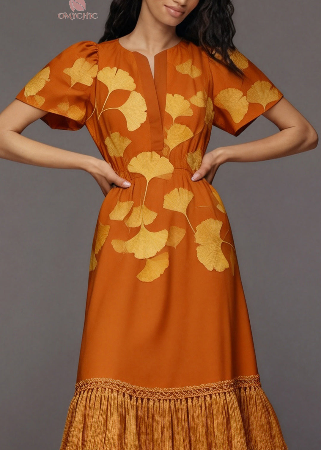 Unique Print Tassel Patchwork Cotton Long Dresses Summer