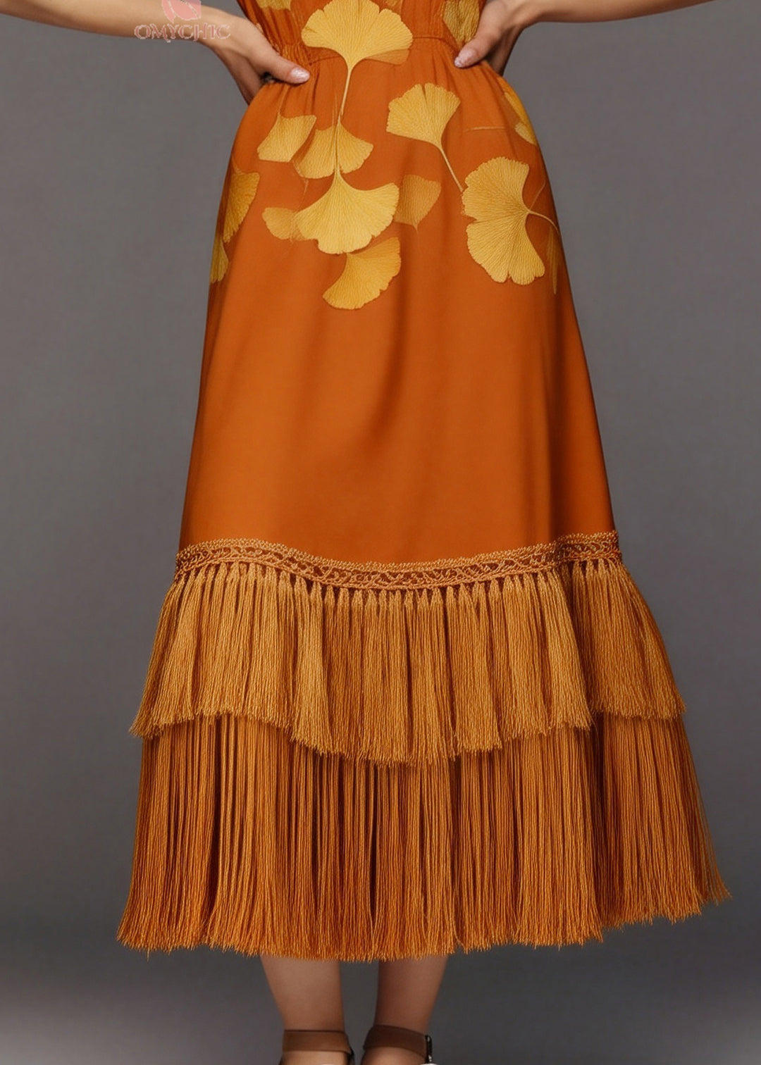 Unique Print Tassel Patchwork Cotton Long Dresses Summer