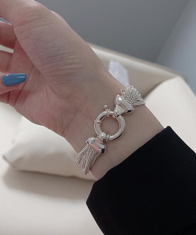 Unique Silk 925 Silver Chain Chain Bracelet