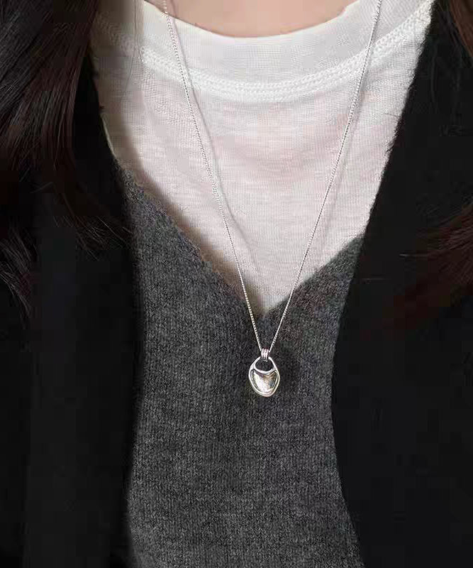 Unique Silk Copper Bag Sweater Pendant Necklace