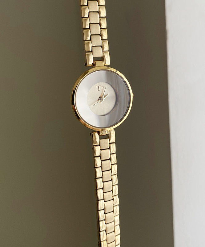 Unique Silk Stainless Steel Chain Hardlex Crystal Watches