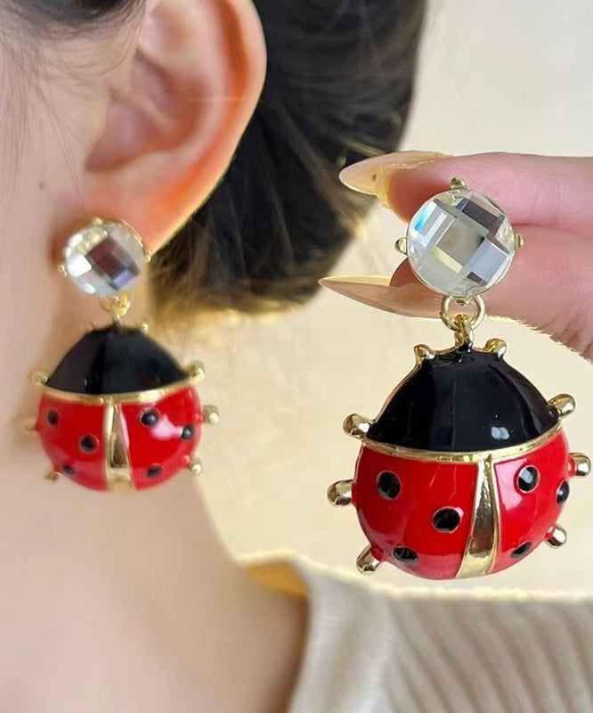 Unique Stainless Steel Alloy Drop Earrings ,Rings And Pendant Necklace Three-Piece Set