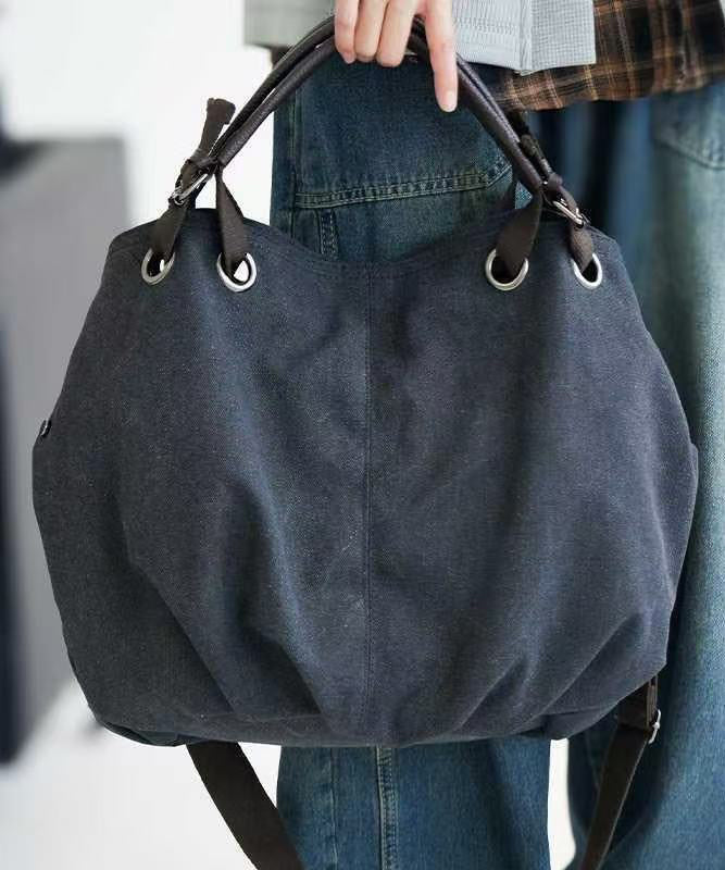 Vintage Brown Solid Durable Large Capacity Canvas Messenger Bag