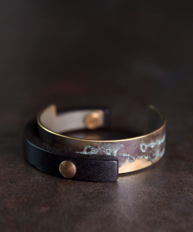 Vintage Handmade Design Versatile Copper Cuff Bangles