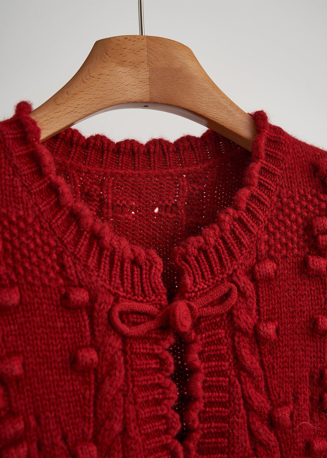 Vintage Mulberry Chinese Button Knit Vest Tops Fall