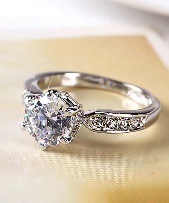 Vogue Gold Alloy Zircon Rings - Omychic