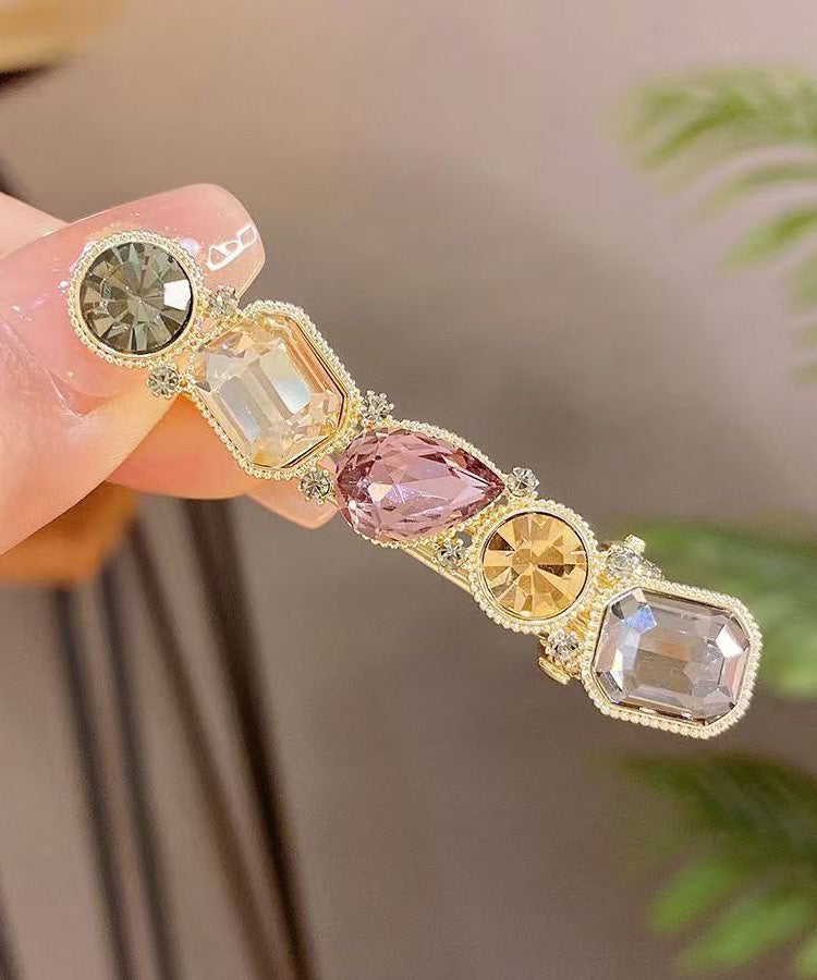 Vogue Rainbow Alloy Crystal Zircon Hairpin