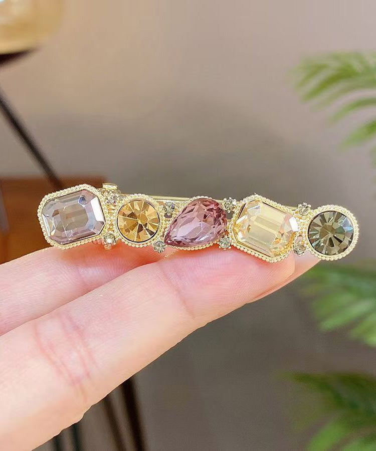 Vogue Rainbow Alloy Crystal Zircon Hairpin