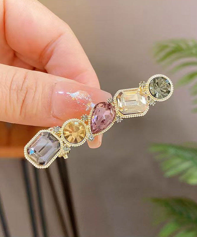 Vogue Rainbow Alloy Crystal Zircon Hairpin