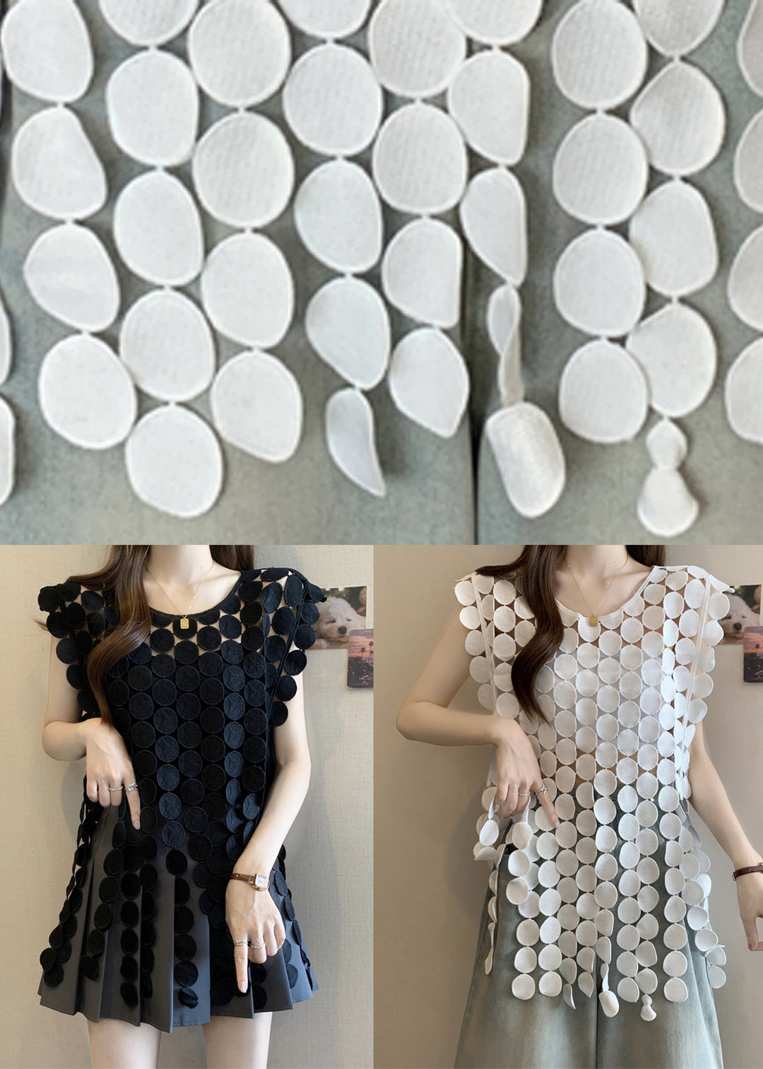 White Hollow Out Original Design Tops O Neck Summer