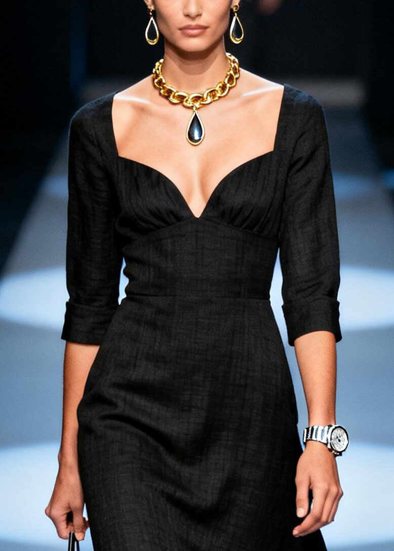 Women Black Bustier Top Patchwork Silk Maxi Dress Summer