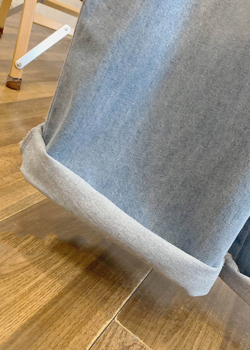 Women Blue Patchwork Bow Denim Jumpsuits Summer