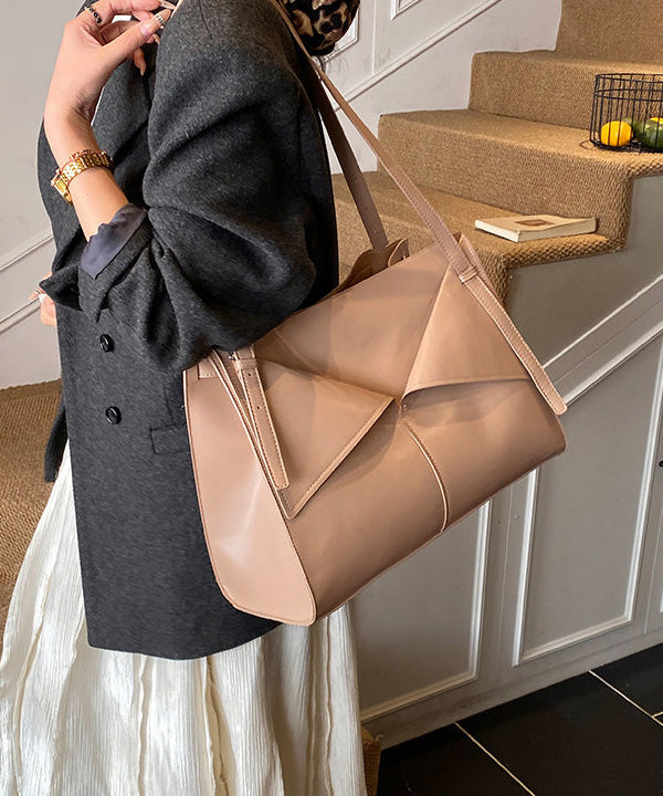 Women Coffee Large Capacity Faux Leather Shoulder Bag